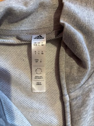 Chaqueta Adidas Gris 3 Rayas