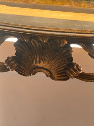 Consola Antigua Luis XV Dorada Francesa