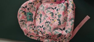 Mochila Sweet Team Flamencos y Hojas