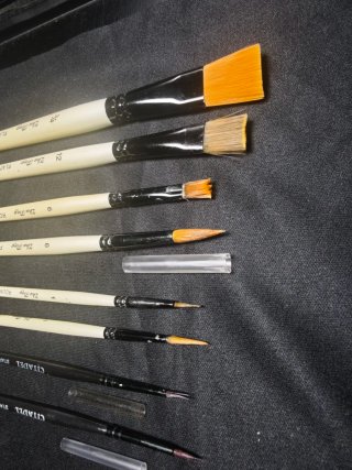 Set 8 Pinceles Citadel y Zhu Ting
