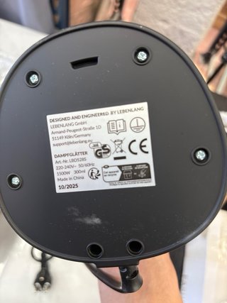 Plancha Vapor Portátil Lebenlang LBD528S