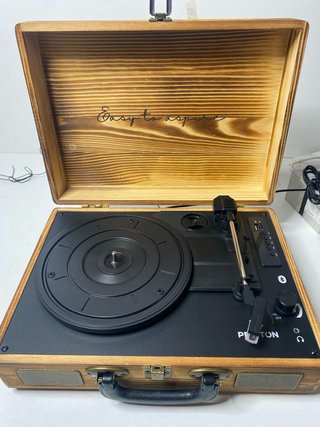 : Tocadiscos Vintage Prixton Maleta Madera
