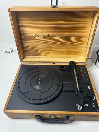 : Tocadiscos Vintage Prixton Maleta Madera
