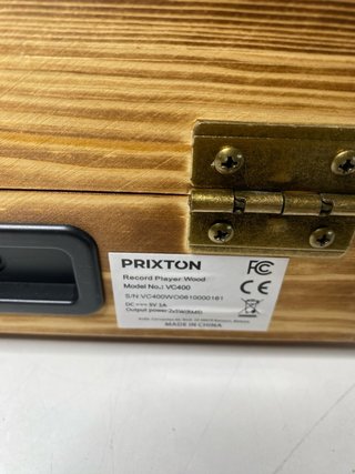 : Tocadiscos Vintage Prixton Maleta Madera