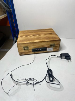 : Tocadiscos Vintage Prixton Maleta Madera