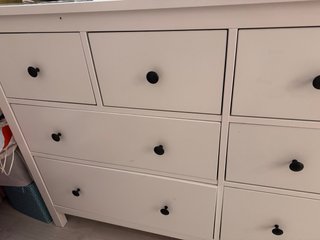 Cómoda Ikea Hemnes 8 cajones blanca