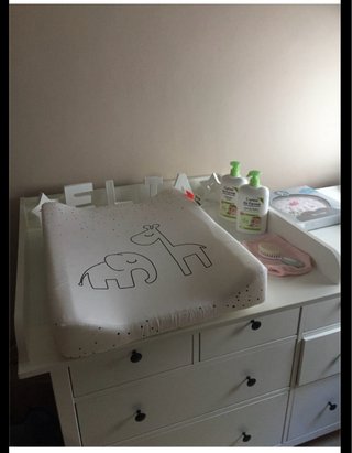 Cómoda Ikea Hemnes 8 cajones blanca