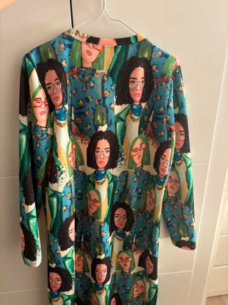 Vestido estampado mujeres