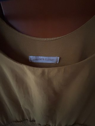 Vestido amarillo mostaza Chloe's Closet