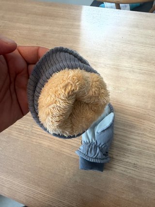 Qkurt guantes de esquí Niño, 4-9 años