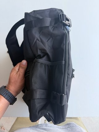 Mochila de Viaje cabina avión 40x20x25 Unisex negra, 20L