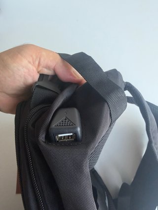 Mochila de Viaje cabina avión 40x20x25 Unisex negra, 20L