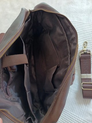 Maletín piel vintage oscuro
