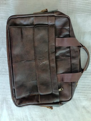 Maletín piel vintage oscuro