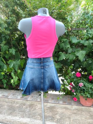 Minifalda vaquera Tiffosi azul