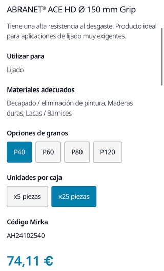 Lijas Mirka Abranet Ace HD P40