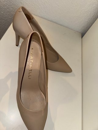 Zapatos Martinelli Beige Tacon Mujer