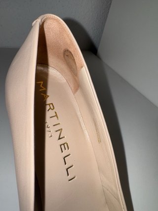 Zapatos Martinelli Beige Tacon Mujer