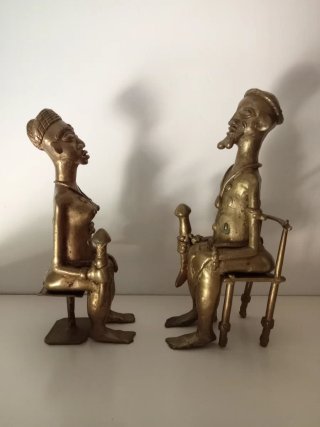 Pareja de  reyes baule