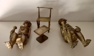 Pareja de  reyes baule