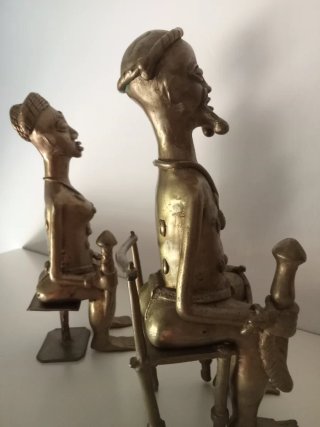 Pareja de  reyes baule