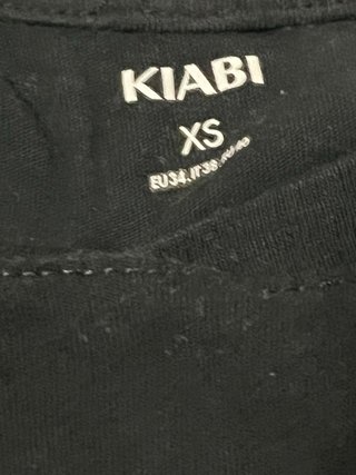 Camiseta Negra Talla XS /  12-13