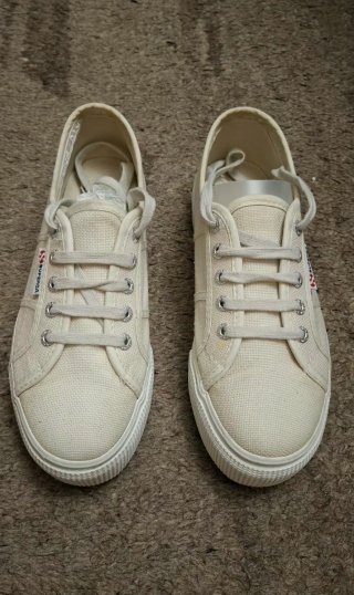 Superga 38 Beige/Blanco Zapatillas
