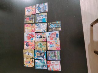 Cromos de fútbol variados