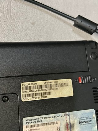 Mini Portátil Packard Bell dot s2 10 160GB