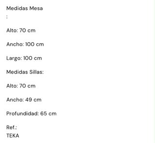 Mesa de comedor de cristal templado