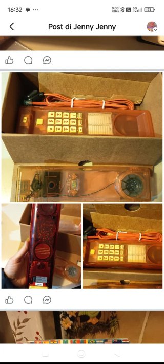 Telefono Swach Two Arancione/Rosso