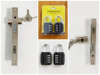 Cerradura embutir + bombín seguridad