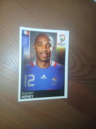Panini Euro 2008 Thierry Henry Francia 12