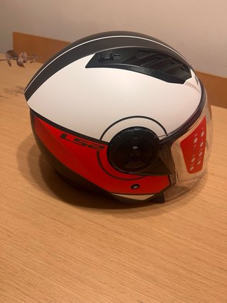 Casco Jet LS2 Airflow II Blanco/Negro