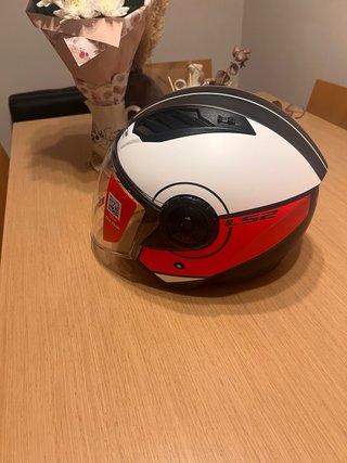 Casco Jet LS2 Airflow II Blanco/Negro