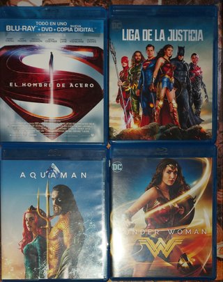 Pack 4 Películas Blu-ray DC Comics