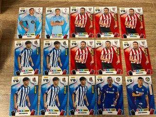 Lote 92 cartas Panini Adrenalyn XL La Liga 25/26