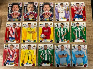 Lote 92 cartas Panini Adrenalyn XL La Liga 25/26
