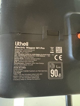 Coche plegable Litheli camping sin batería