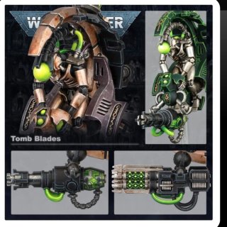 Warhammer 40k Necrons Tomb Blades en matriz