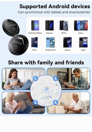 Tracker Bluetooth Android 4 Pezzi
