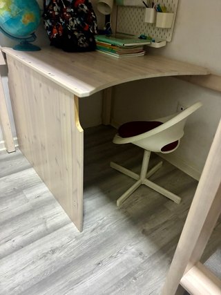 Cama alta madera escritorio banco