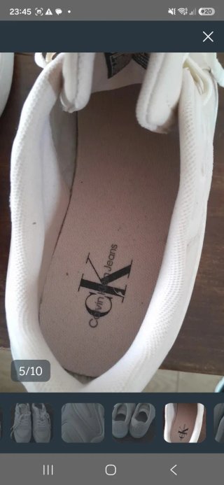 Zapatillas Calvin Klein Beige Talla 40