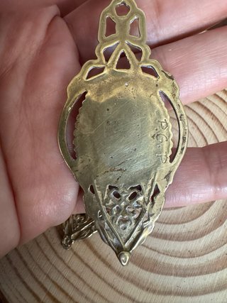 Pendientes largos estilo retro / Art Nouveau