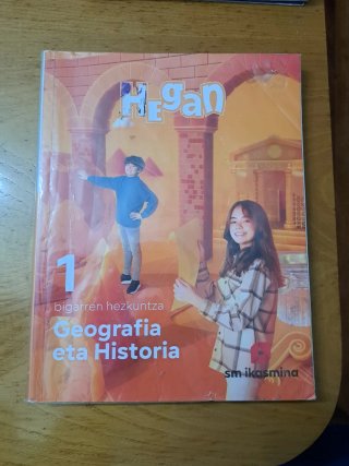 Geografia eta Historia. 1 bigarren hezkuntza. Hean