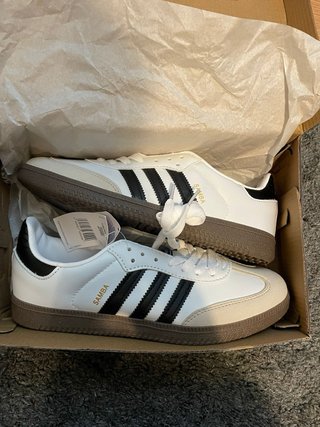 Adidas Samba Zapatillas Blancas y Negras