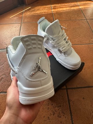 Air Jordan 4 Retro White Metallic - Nuove