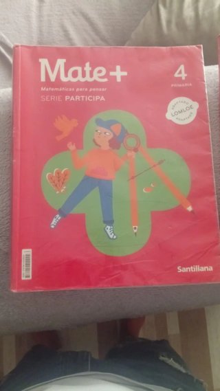 Libro matemáticas 4 de primaria