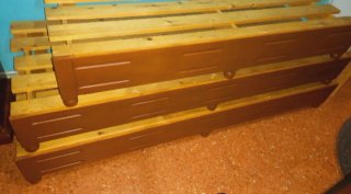 4 Tende in Legno Marrone