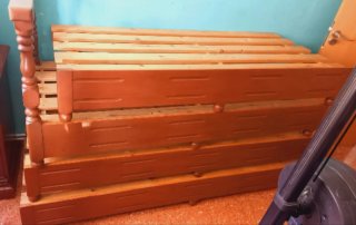 4 Tende in Legno Marrone